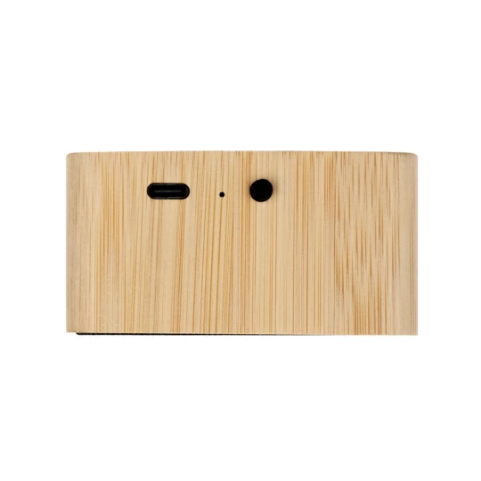 Bambusowy głośnik bezprzewodowy 3W B'RIGHT, panel słoneczny | Androwe (V2240-17)