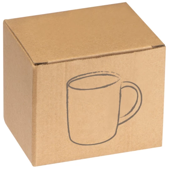 Kubek ceramiczny - gumowany 300 ml - żółty - (GM-80654-08)