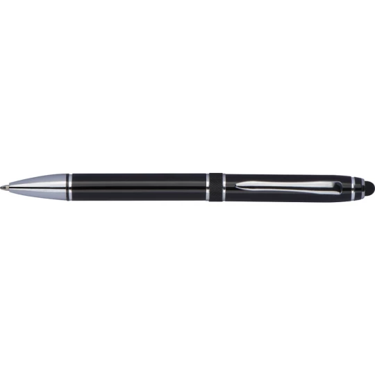 Długopis metalowy touch pen - czarny - (GM-13636-03)