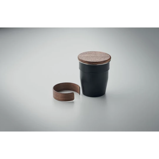 Kubek z pojedynczą ścianką 350 - WALNUT (MO2322-03)