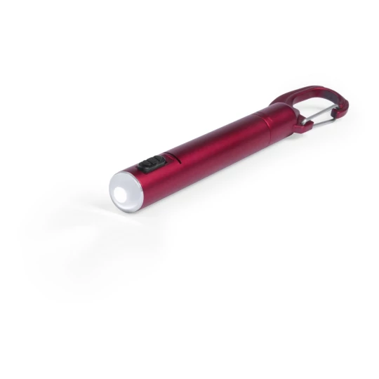 Latarka 1 LED, długopis i karabińczyk (V8735-05)