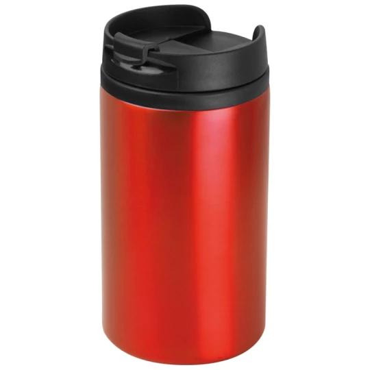 Kubek metalowy 250 ml - czerwony - (GM-60841-05)