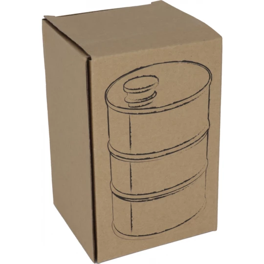 Piersiówka 600 ml - beczka - czarny - (GM-60792-03)
