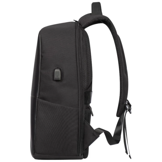 Plecak z USB - czarny - (GM-61299-03)