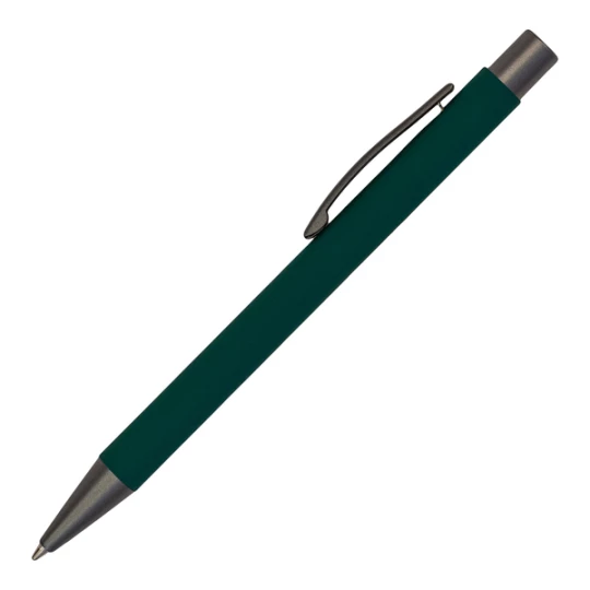Długopis aluminiowy Eken, ciemnozielony (R73444.51)