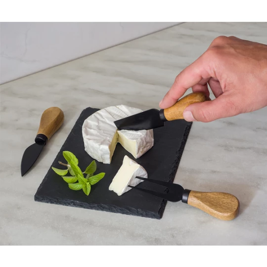 Zestaw do serwowania serów Queso, beżowy (R17163.13)