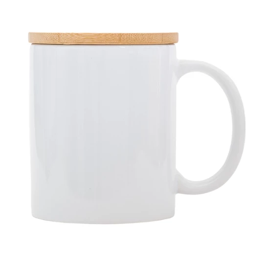 Kubek ceramiczny Lund, biały (R85306.06)