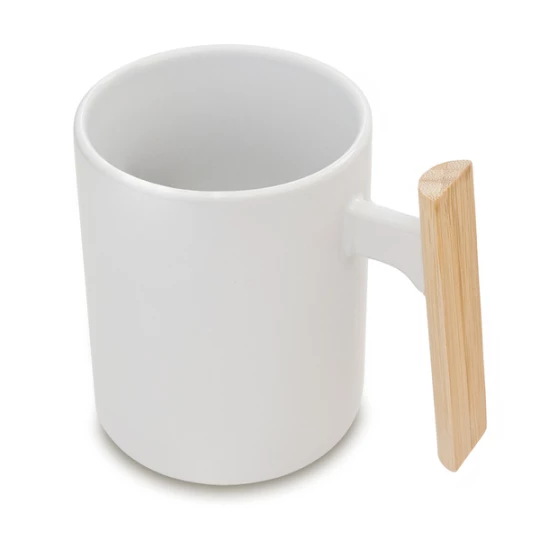 Kubek ceramiczny Sento, biały (R85304.06)