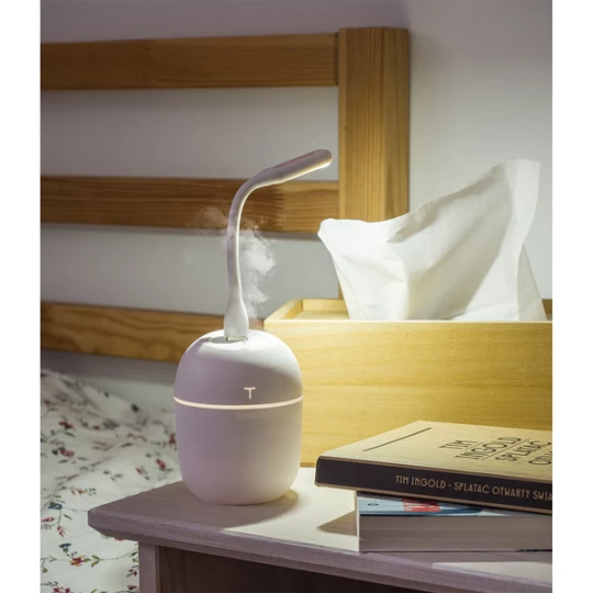 Nawilżacz z lampką Misty, biały (R50157.06)
