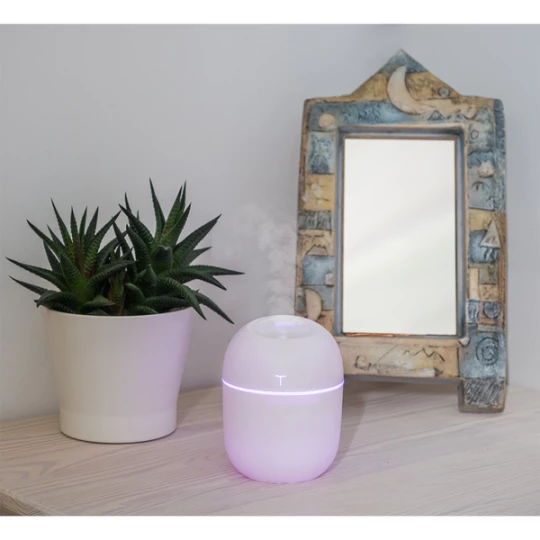 Nawilżacz z lampką Misty, biały (R50157.06)