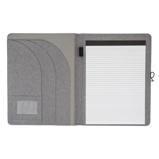Teczka A4 z RPET Crawley, szary (R89489.21)