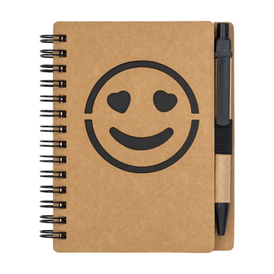 Notes gładki Smile, czarny (R64269.02)