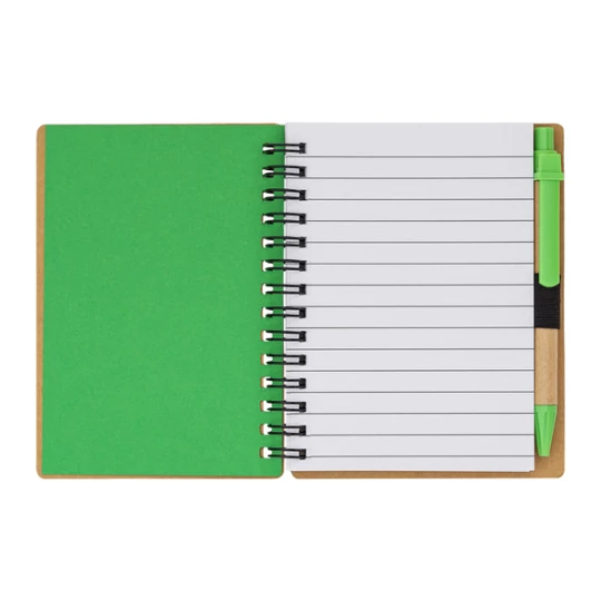 Notes gładki Smile, zielony (R64269.05)