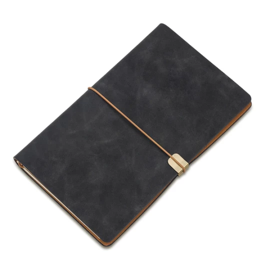 Notes w stylu retro Viaje, czarny (R64266.02)