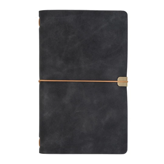 Notes w stylu retro Viaje, czarny (R64266.02)