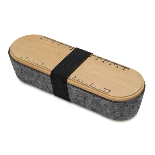 Piórnik z uchwytem na telefon Jasse, szary (R73644.21)