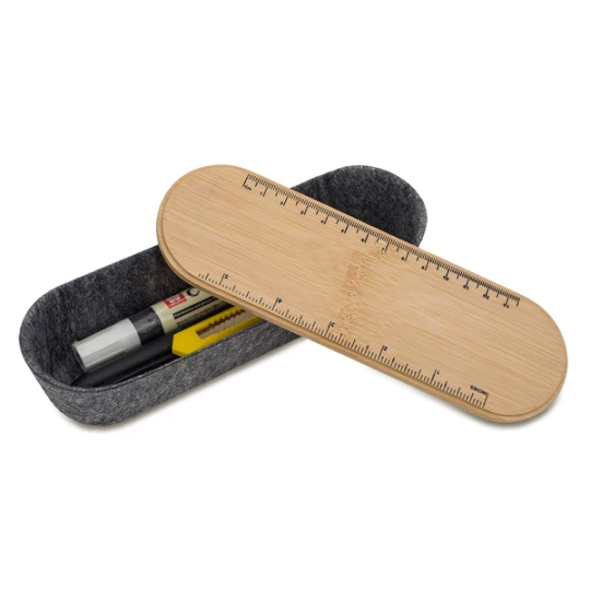 Piórnik z uchwytem na telefon Jasse, szary (R73644.21)