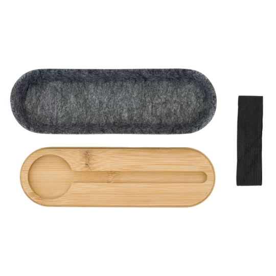 Piórnik z uchwytem na telefon Jasse, szary (R73644.21)