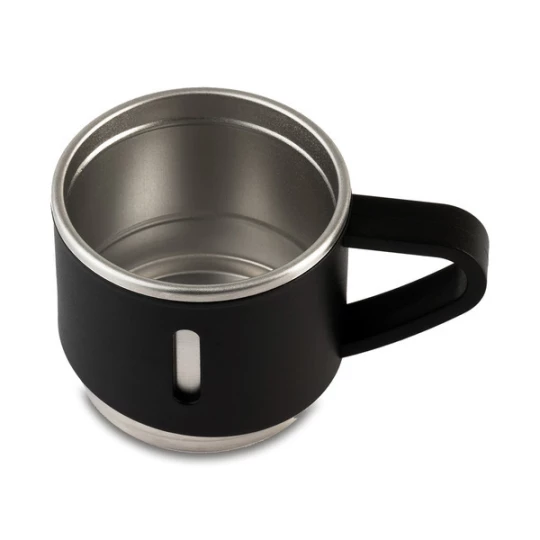 Termos z kubkami Attu 500 ml, czarny (R08217.02)