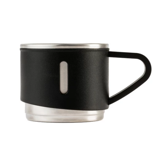 Termos z kubkami Attu 500 ml, czarny (R08217.02)