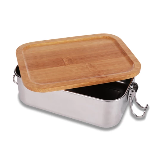 Stalowy lunch box 800 ml Somerton, srebrny (R08208.01)