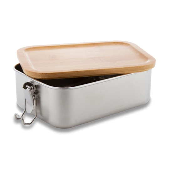 Stalowy lunch box 800 ml Somerton, srebrny (R08208.01)