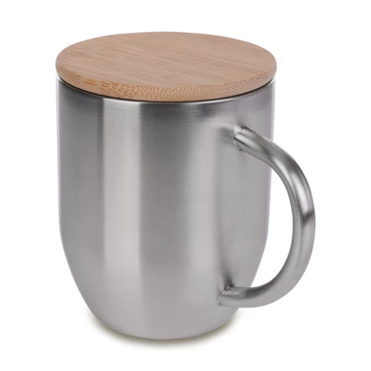 Kubek stalowy Maloy 350 ml , srebrny (R08481.01)