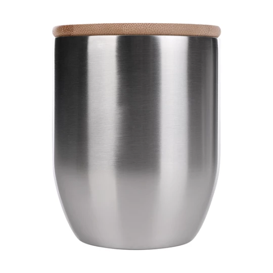 Kubek stalowy Maloy 350 ml , srebrny (R08481.01)
