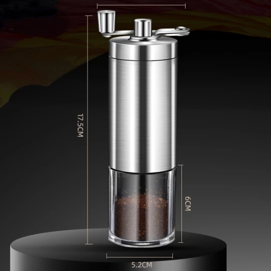 Młynek do kawy Aroma, srebrny (R17099.01)
