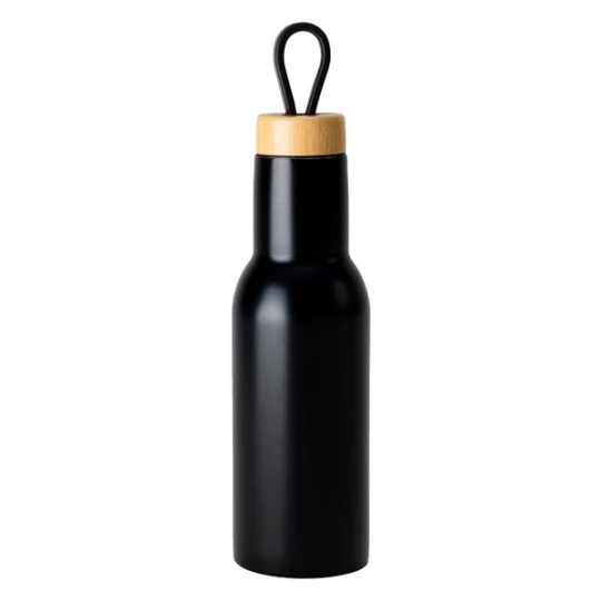 Butelka próżniowa 400ml Lome, czarny (R08197.02)