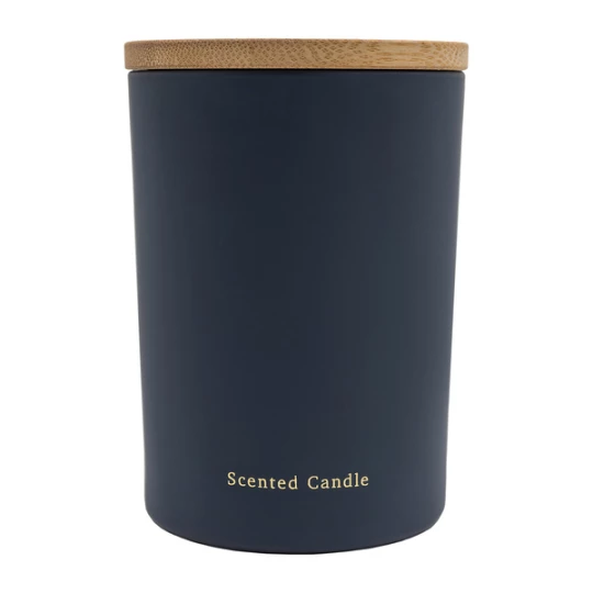 Świeca sojowa Somonte, granatowy (R17483.42)