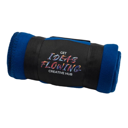 Koc polarowy Git, granatowy (R08098.42)