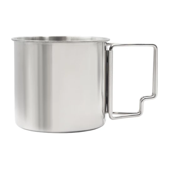 Kubek turystyczny 350 ml Pokhara, srebrny (R08491.01)