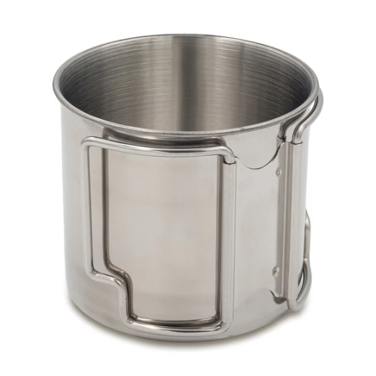Kubek turystyczny 350 ml Pokhara, srebrny (R08491.01)