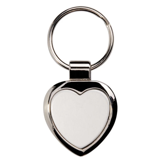 Brelok metalowy Stout Heart, srebrny (R73277)