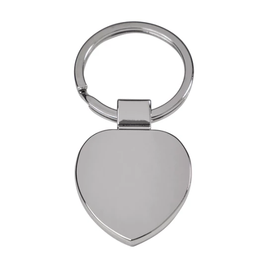 Brelok metalowy Stout Heart, srebrny (R73277)