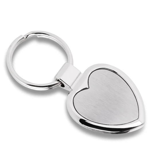 Brelok metalowy Stout Heart, srebrny (R73277)