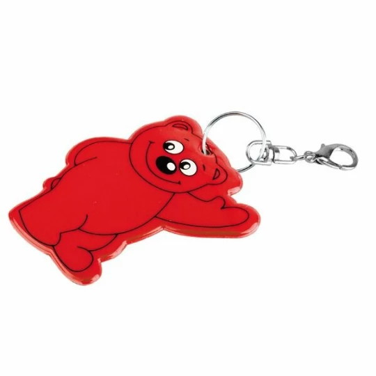 Brelok odblaskowy Beary, czerwony (R73245.08)