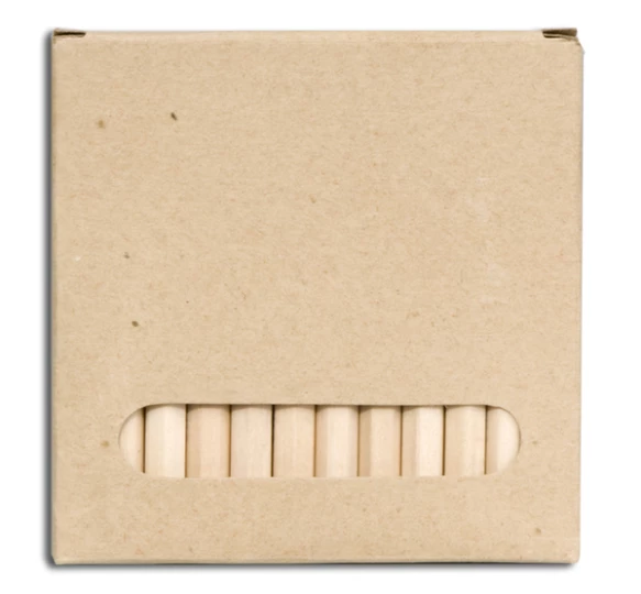 Zestaw kredek 9 cm, ecru (R73777)