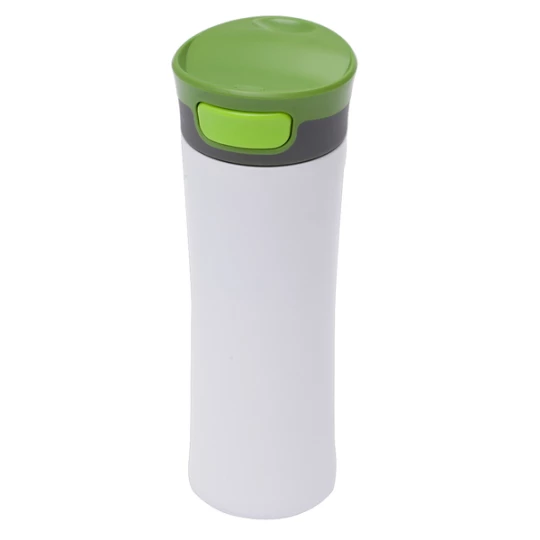 Kubek izotermiczny Telescope 430 ml, biały/zielony (R08326.06)