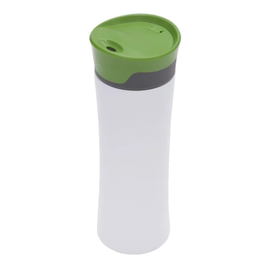 Kubek izotermiczny Telescope 430 ml, biały/zielony (R08326.06)
