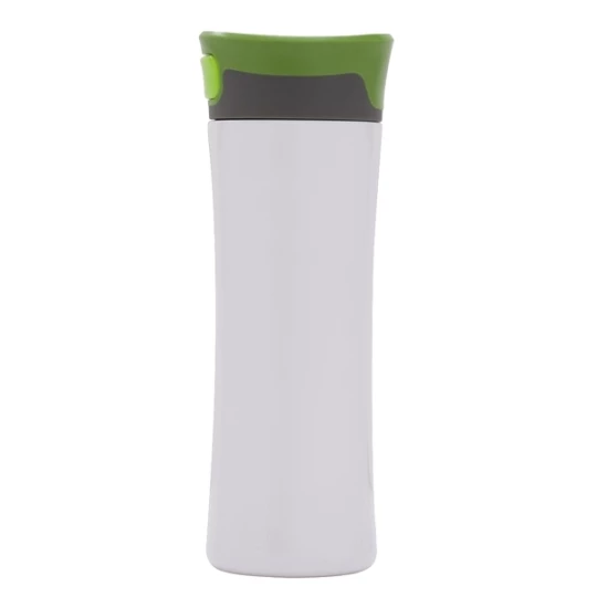 Kubek izotermiczny Telescope 430 ml, biały/zielony (R08326.06)