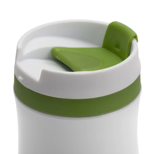 Kubek izotermiczny Viki 390 ml, zielony/biały (R08336.05)