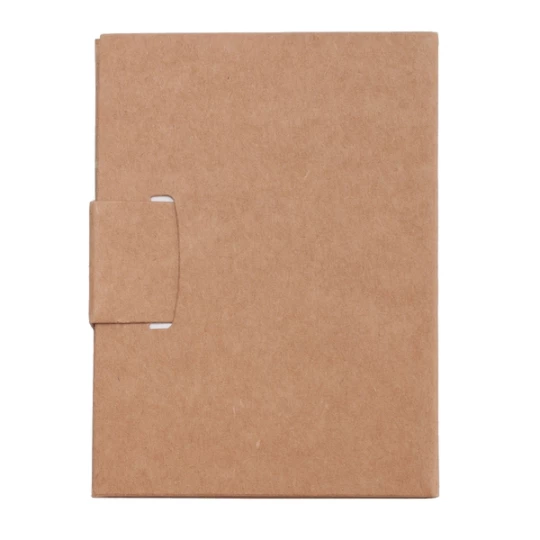 Notes 80x110/100k gładki Mini z długopisem, beżowy (R73667.13)