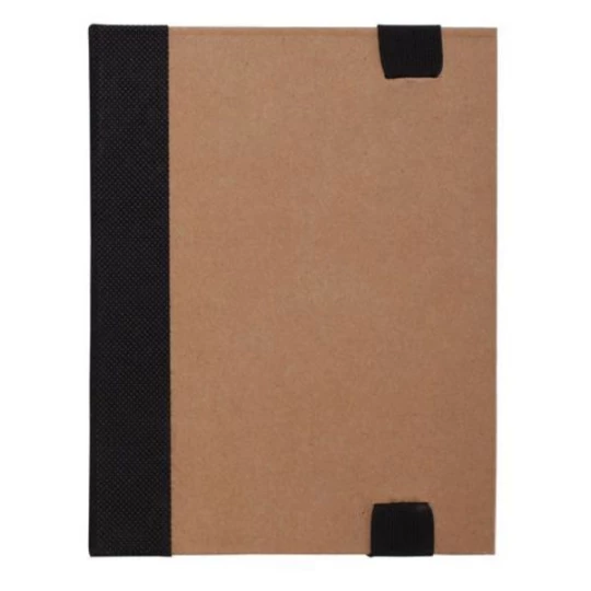 Notes memo 100x180/70k linia Kraft Paper, czarny/beżowy (R73661.02)