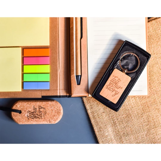 Notes memo 100x180/70k linia Kraft Paper, czarny/beżowy (R73661.02)