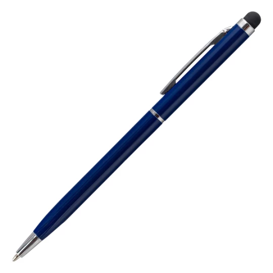 Długopis aluminiowy Touch Tip, granatowy (R73408.42)