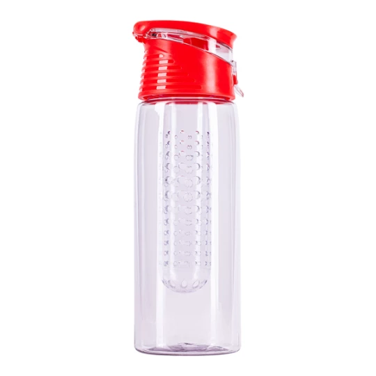 Bidon Frutello 700 ml, czerwony/transparentny (R08313.08)