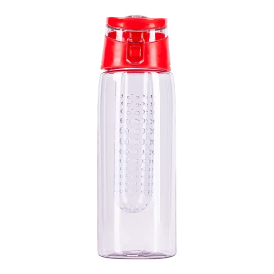 Bidon Frutello 700 ml, czerwony/transparentny (R08313.08)