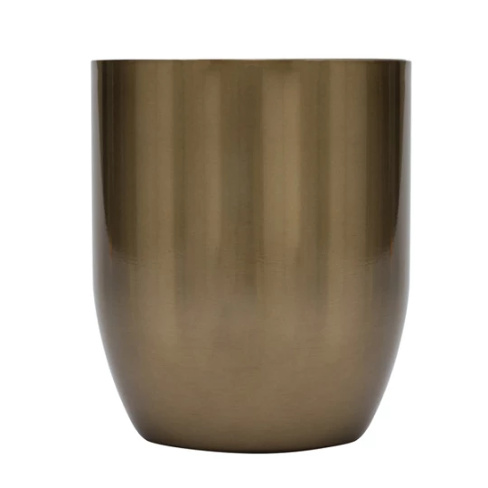 Kubek stalowy Dusk 350 ml, złoty (R08342.79)